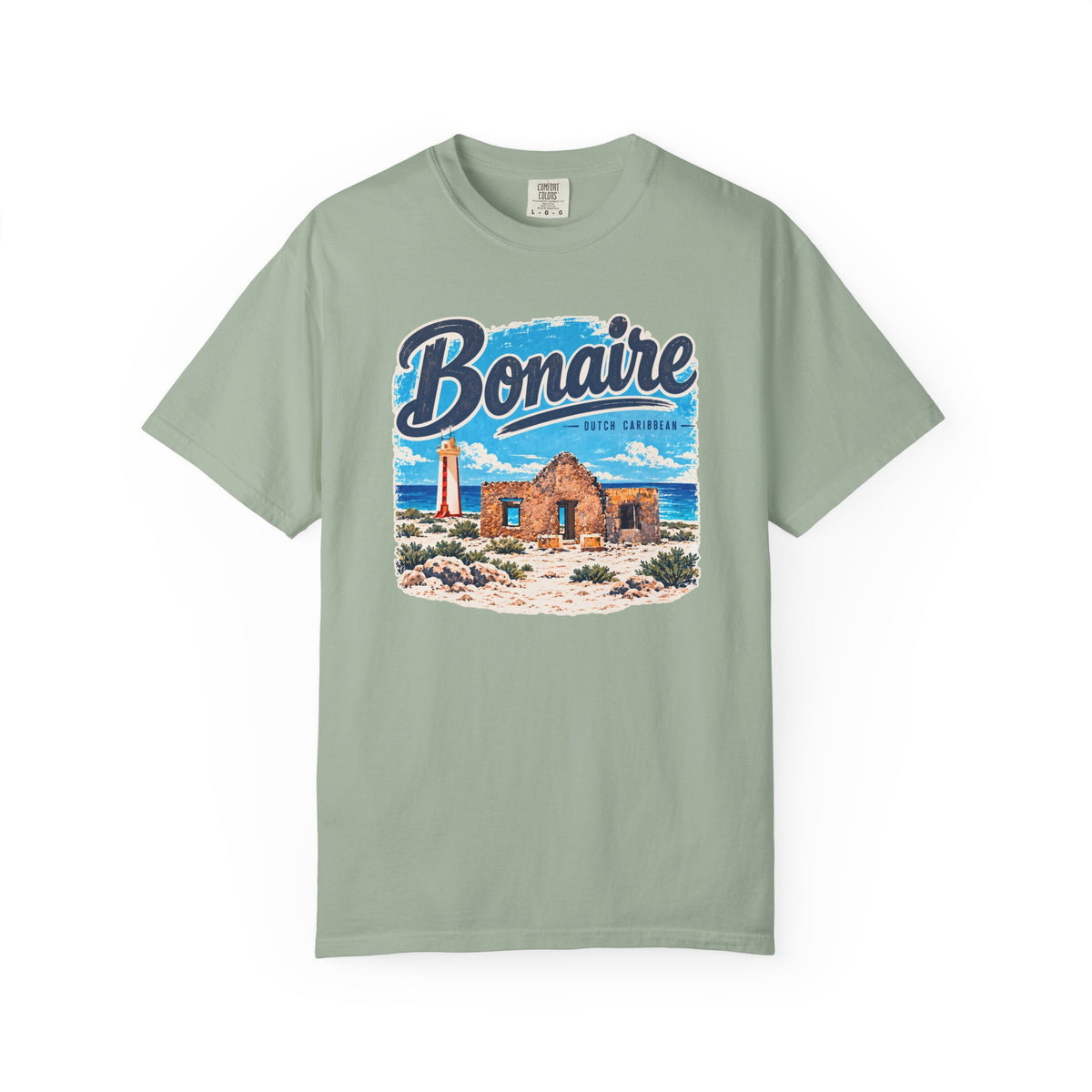 Bonaire Dutch Caribbean Lighthouse Ruins Tee