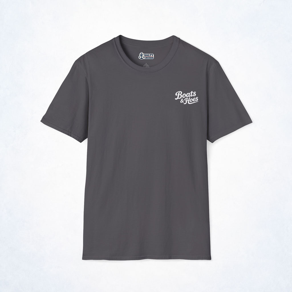 Boats & Hoes Carnival Wine Mixer Front and Back Tee