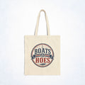 Boats & Hoes Cotton Canvas Tote Bag