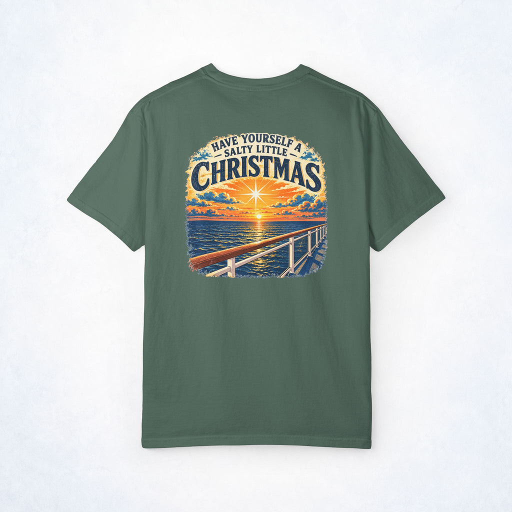 Have Yourself a Salty Little Christmas Front and Back Tee