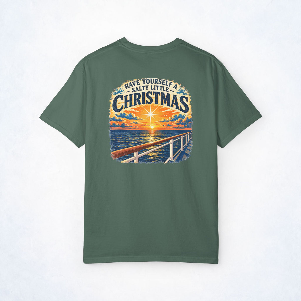 Have Yourself a Salty Little Christmas Front and Back Tee
