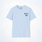Beaches & Hoes Retro Sunset Front & Back Tee