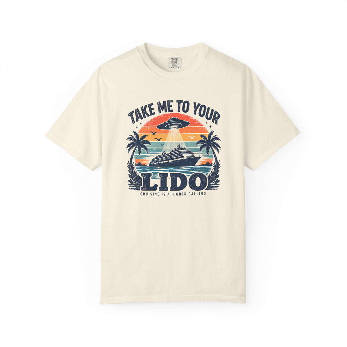 Take Me to Your Lido Retro UFO Cruise Tee