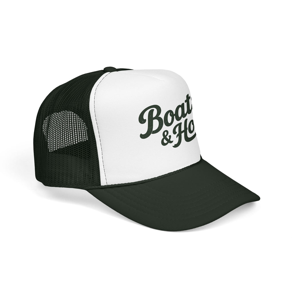 Boats and Hoes Retro Foam Trucker Hat