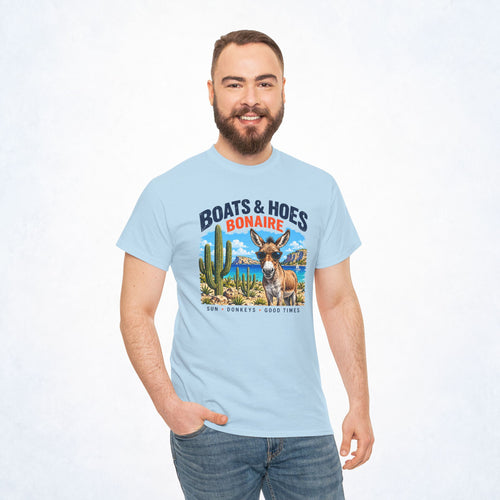 Boats & Hoes Bonaire Donkey Cruise Tee