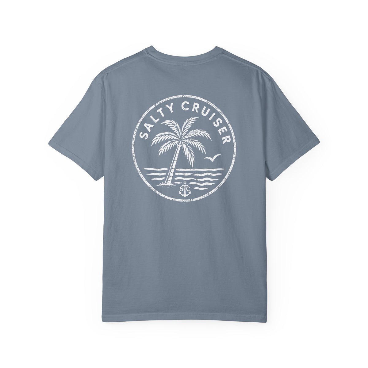 Salty Cruiser Coastal Palm Front and Back Tee