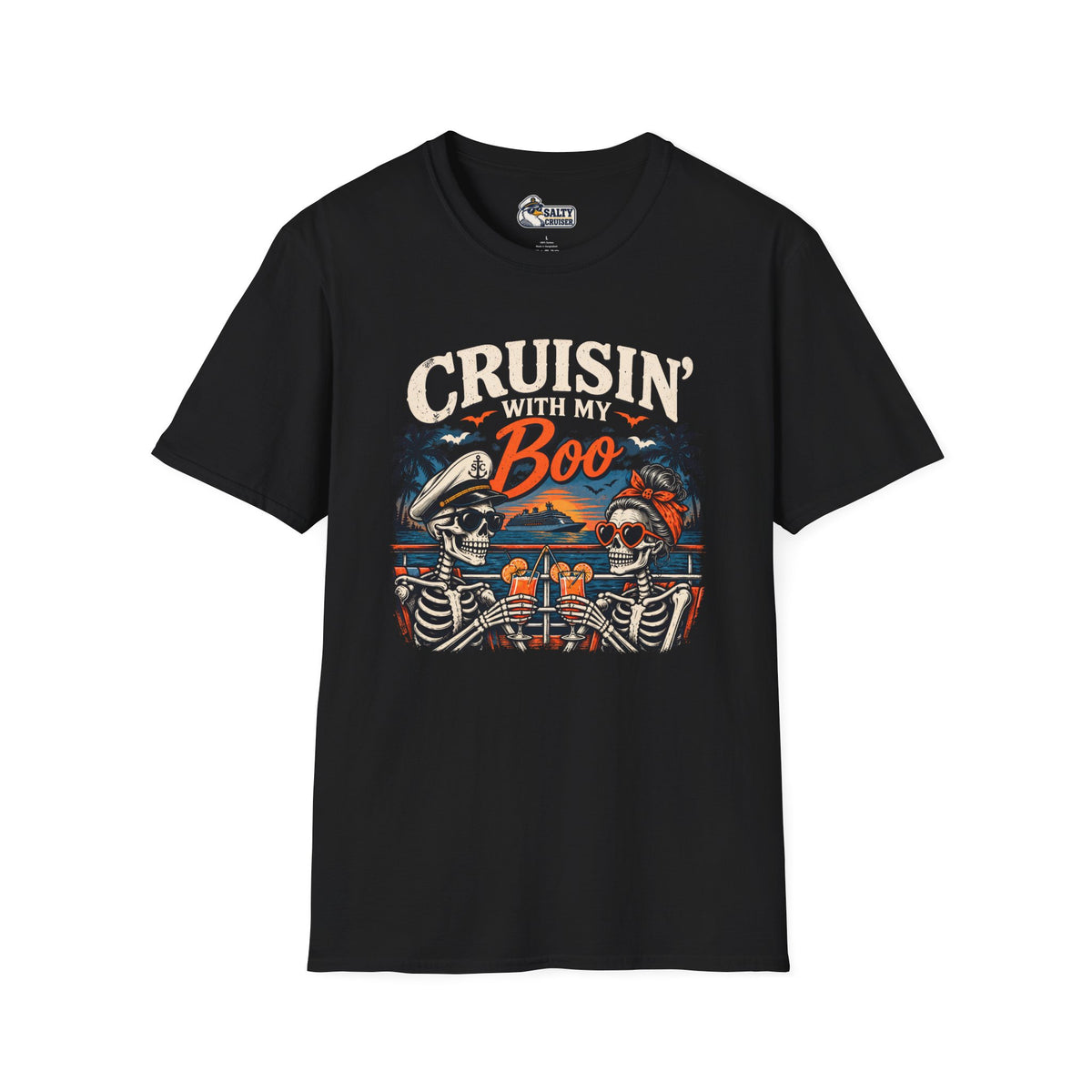 Cruisin’ With My Boo Halloween Cruise Tee