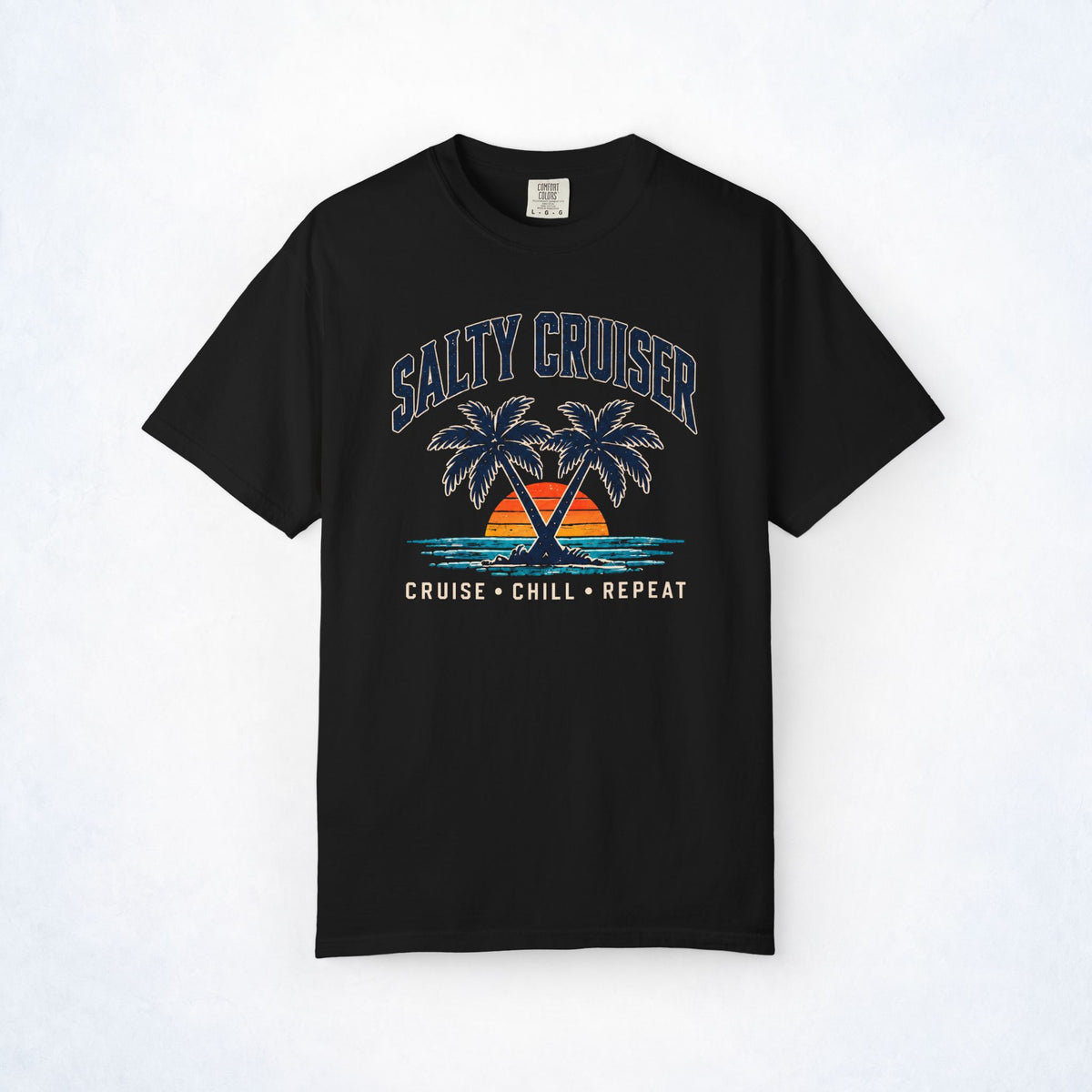 Salty Cruiser Cruise Chill Repeat Tee