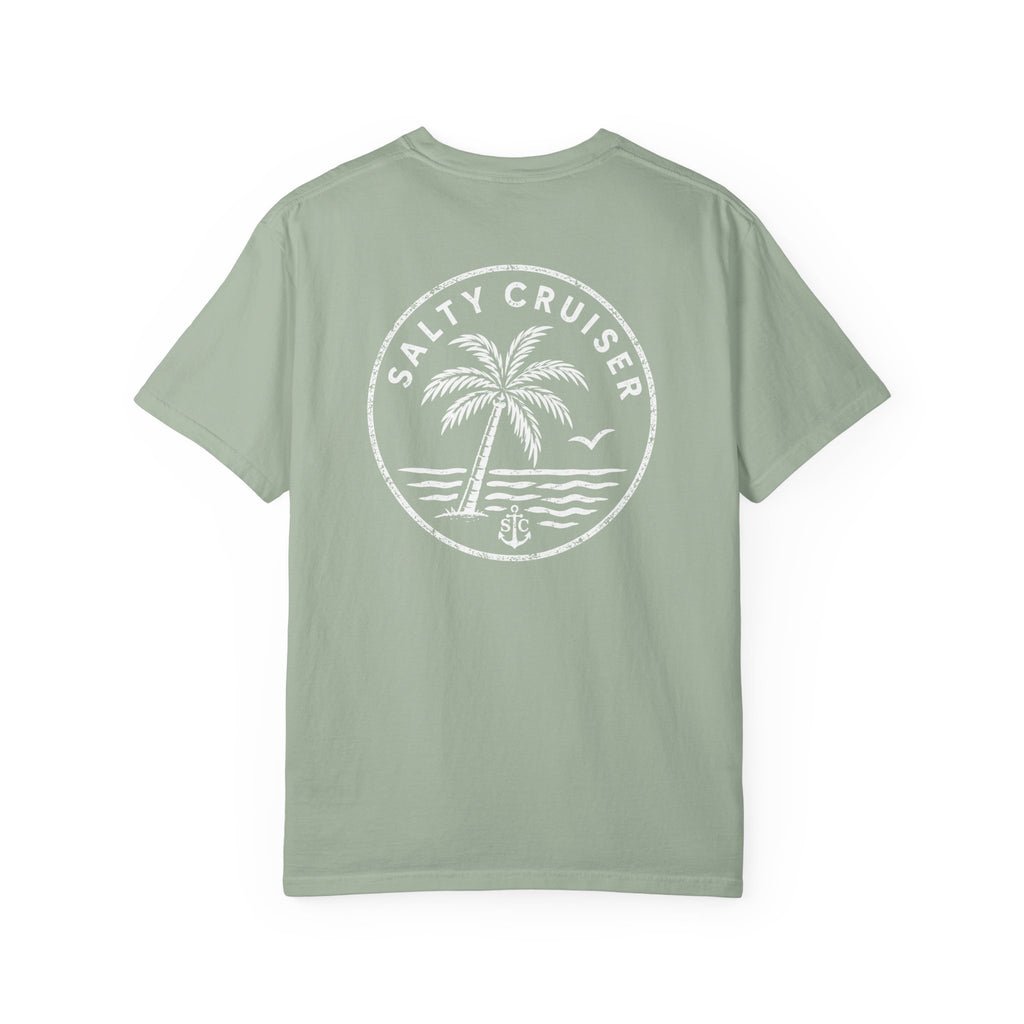 Salty Cruiser Coastal Palm Front and Back Tee