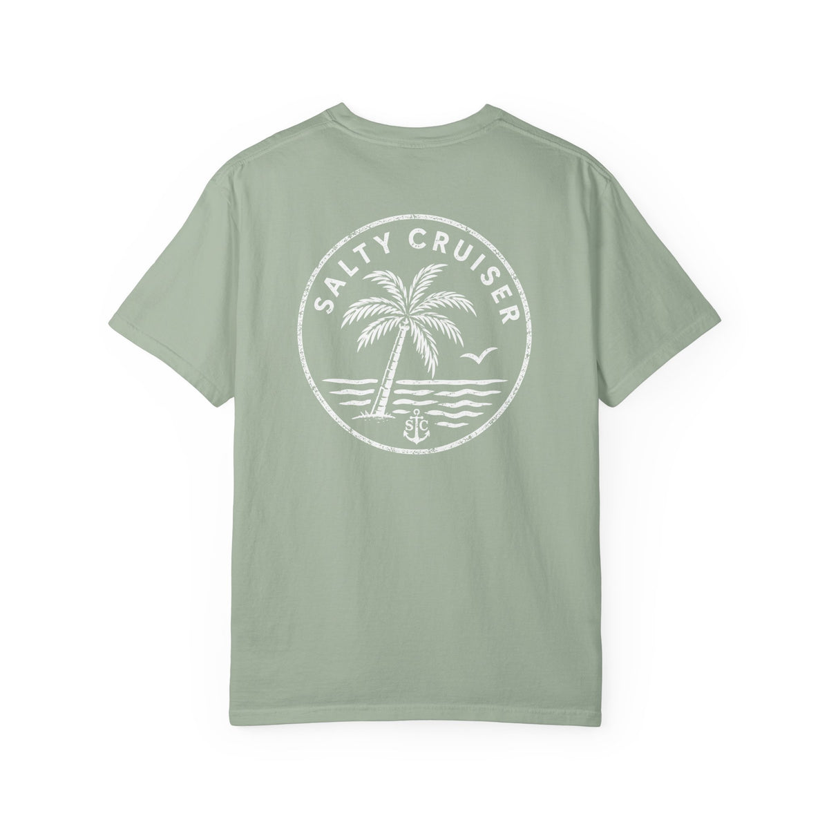 Salty Cruiser Coastal Palm Front and Back Tee