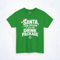 Santa, I Can Explain Drink Package Christmas Tee