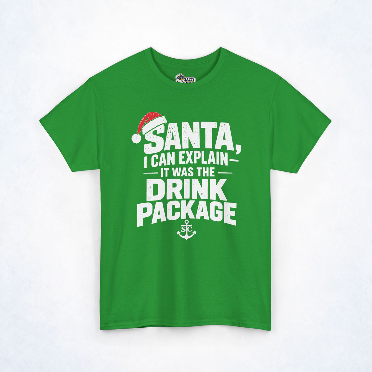 Santa, I Can Explain Drink Package Christmas Tee