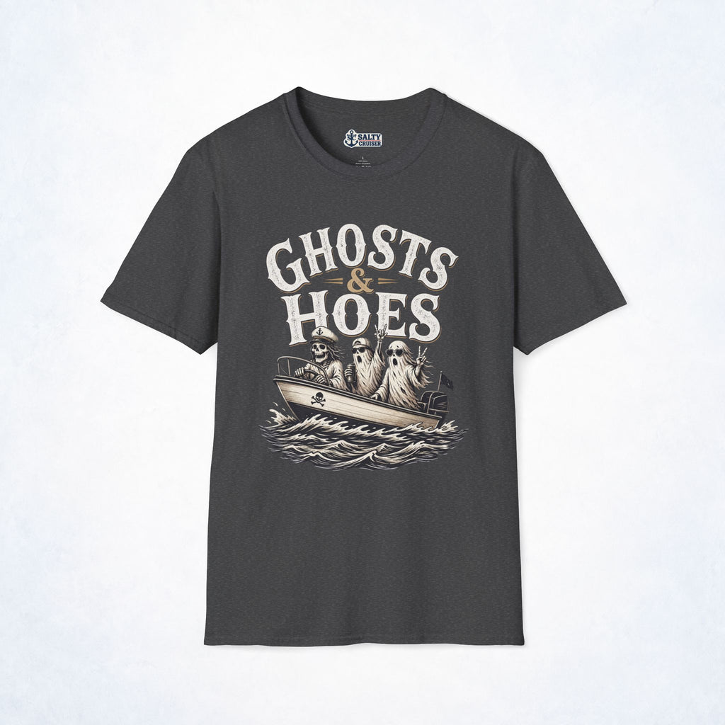 Ghosts & Hoes Halloween Boating Tee