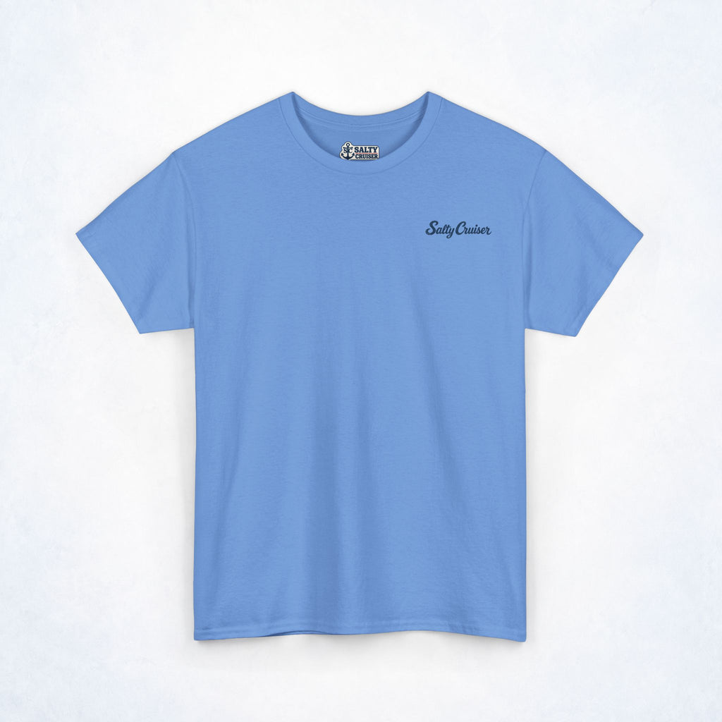 Salty Cruiser Tropical Pier Front and Back Tee