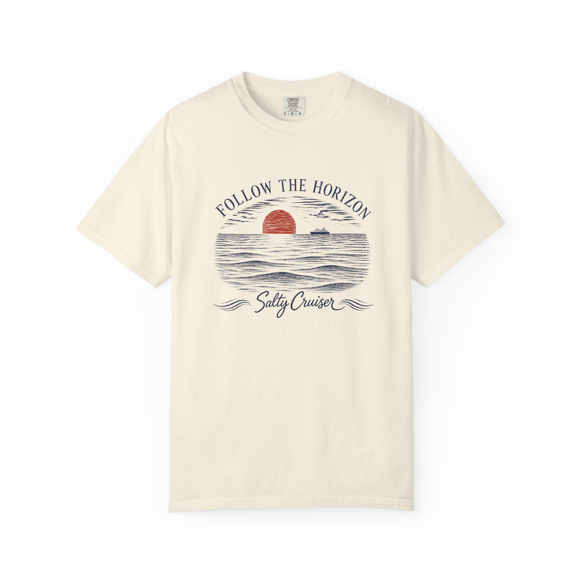Follow the Horizon Coastal Cruise Tee