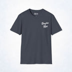Beaches & Hoes Retro Sunset Front & Back Tee