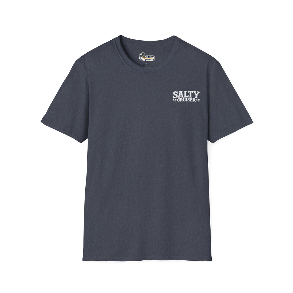 All Aboard Means All Aboard Pier Runner Front and Back Cruise Tee