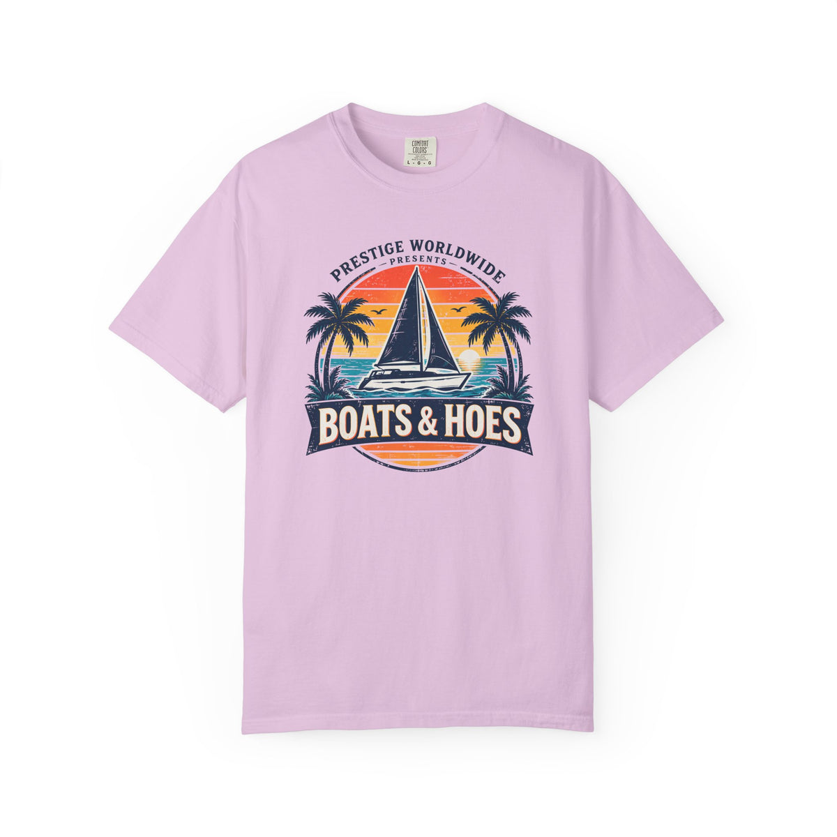 Boats & Hoes Vintage Sailboat Tee