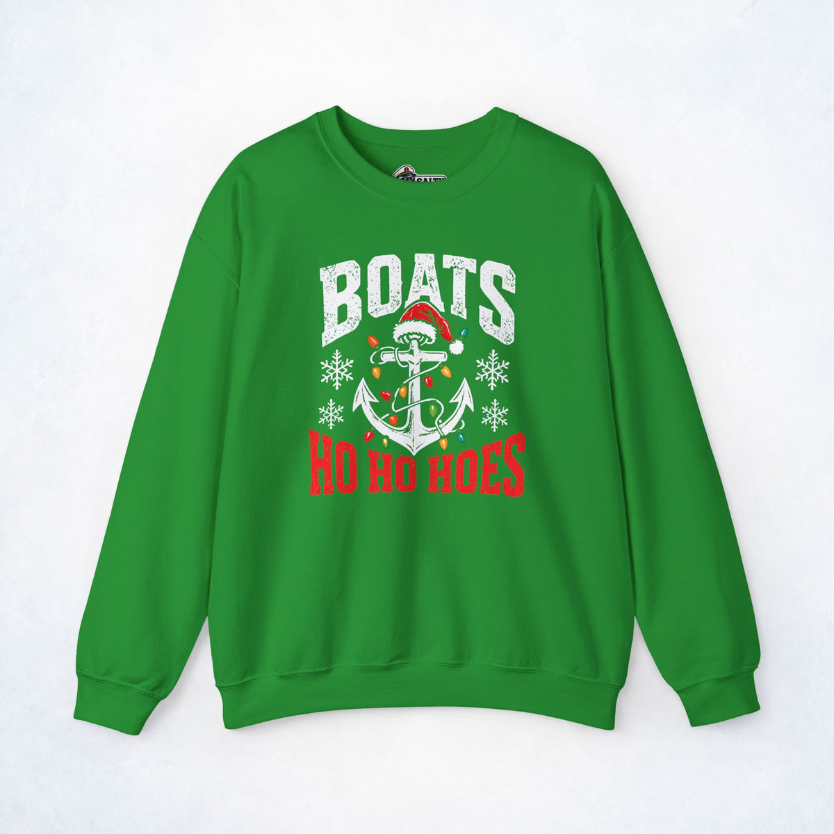 Boats & Ho Ho Hoes Nautical Christmas Sweatshirt