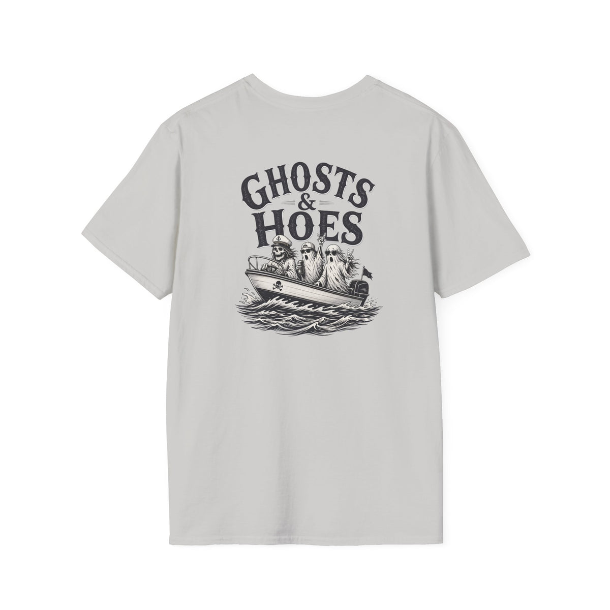 Ghosts & Hoes Speedboat Front and Back Tee