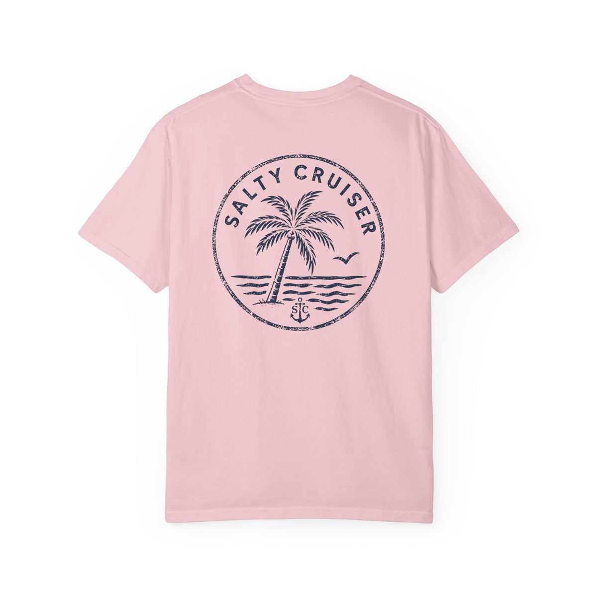 Salty Cruiser Coastal Palm Front and Back Tee