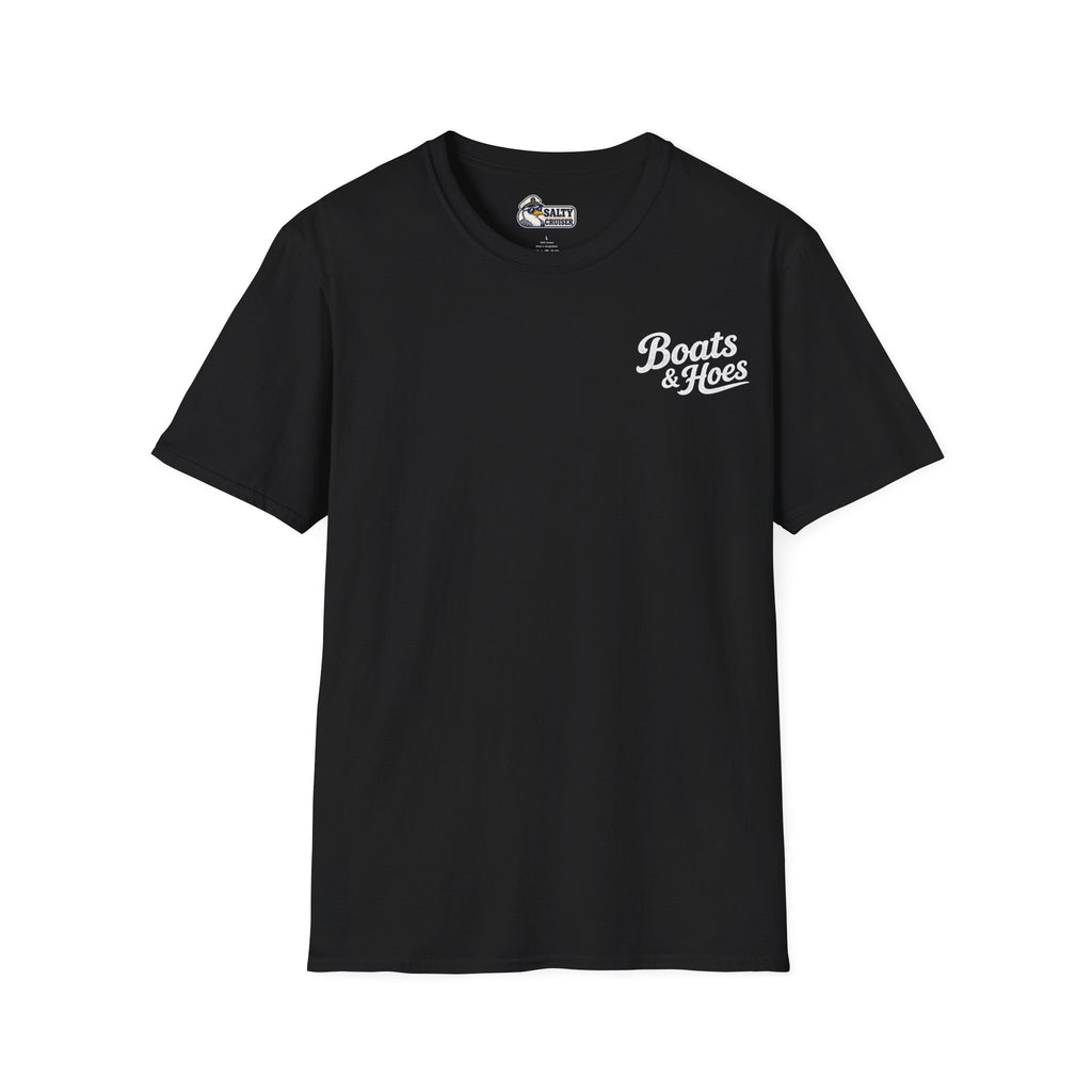 Boats and Hoes Speedboat Front and Back Tee