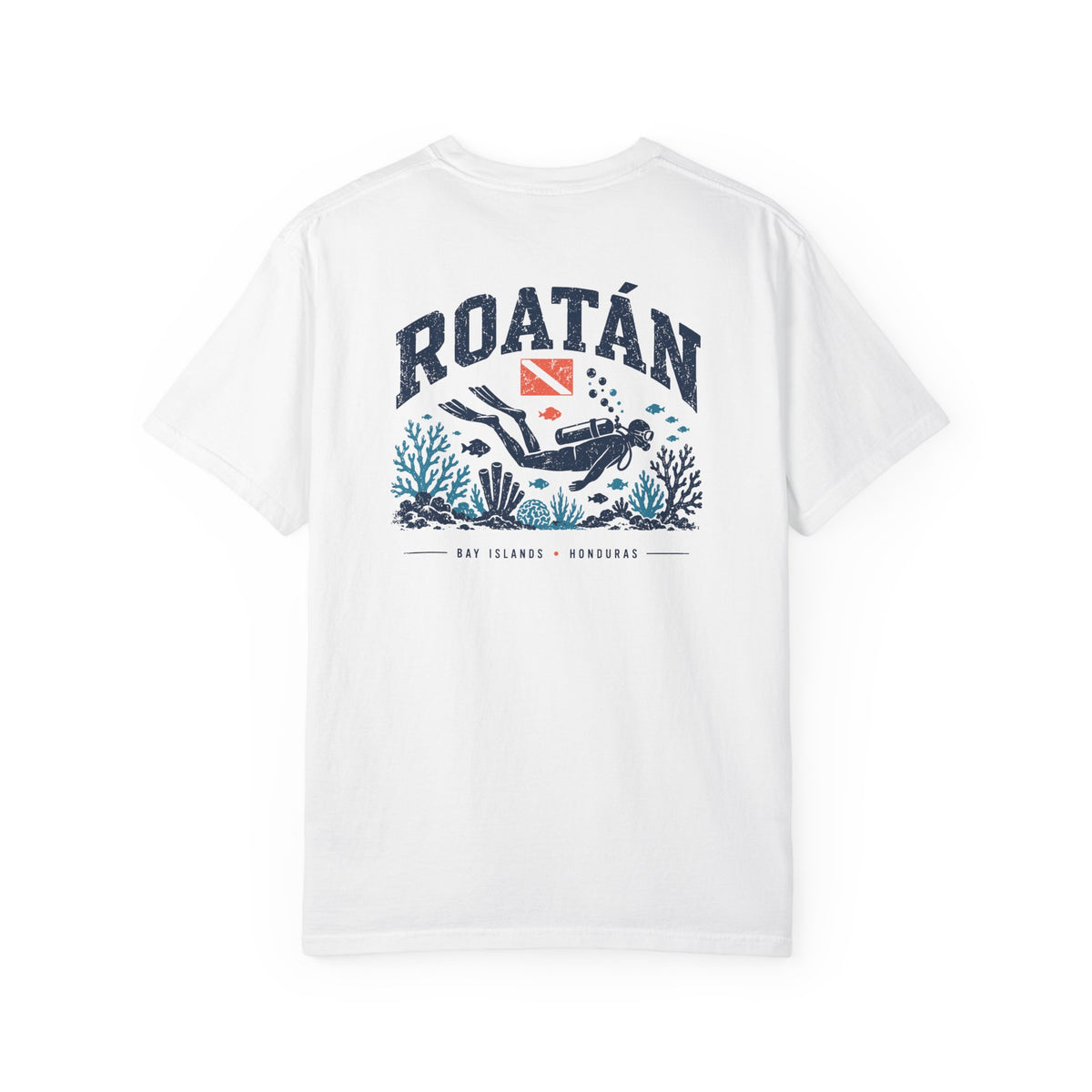 Roatán Scuba Diving Front and Back Tee