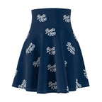 Boats & Hoes Navy Skater Skirt