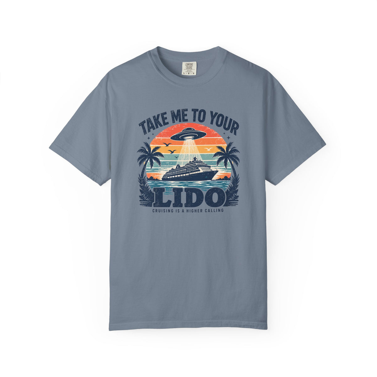 Take Me to Your Lido Retro UFO Cruise Tee