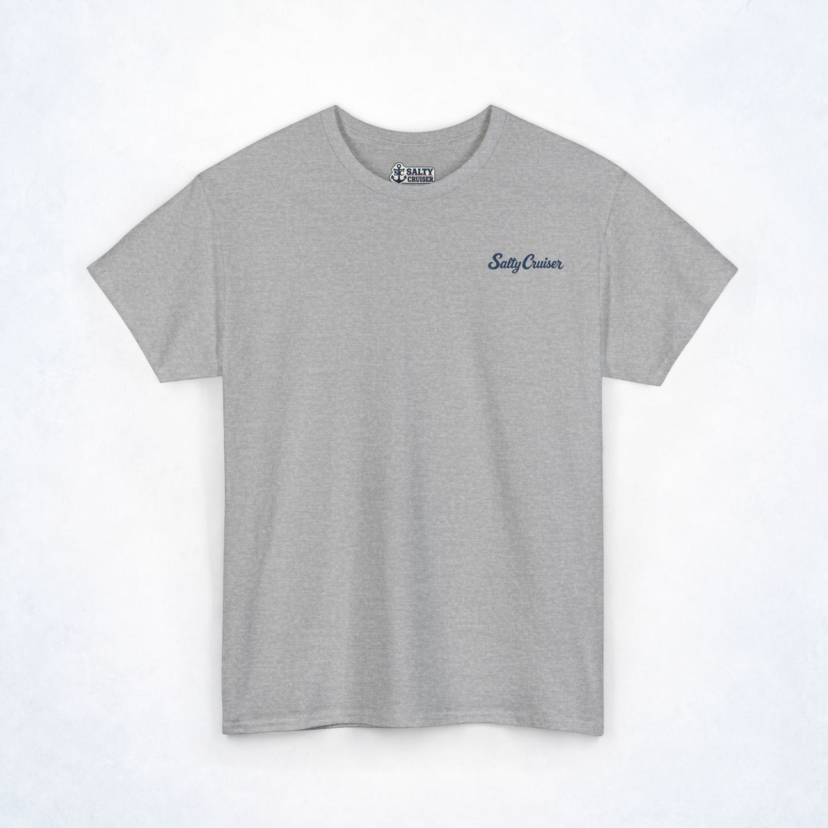 Salty Cruiser Tropical Pier Front and Back Tee