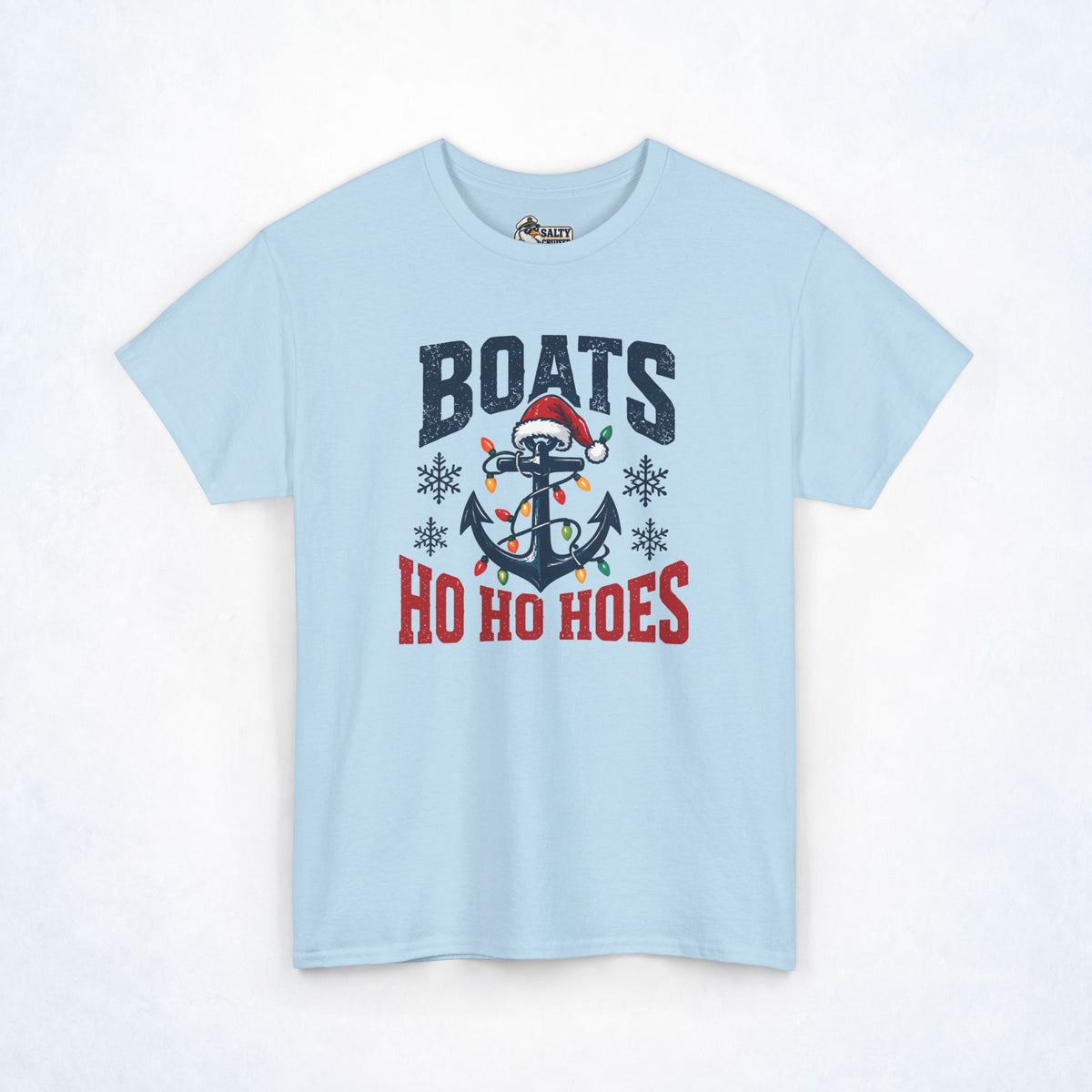 Boats & Ho Ho Hoes Nautical Christmas Tee