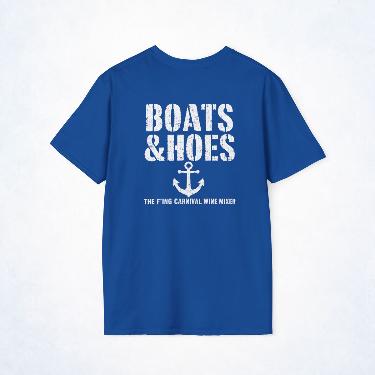 Boats & Hoes **BACK ONLY** Carnival Wine Mixer Cruise Tee