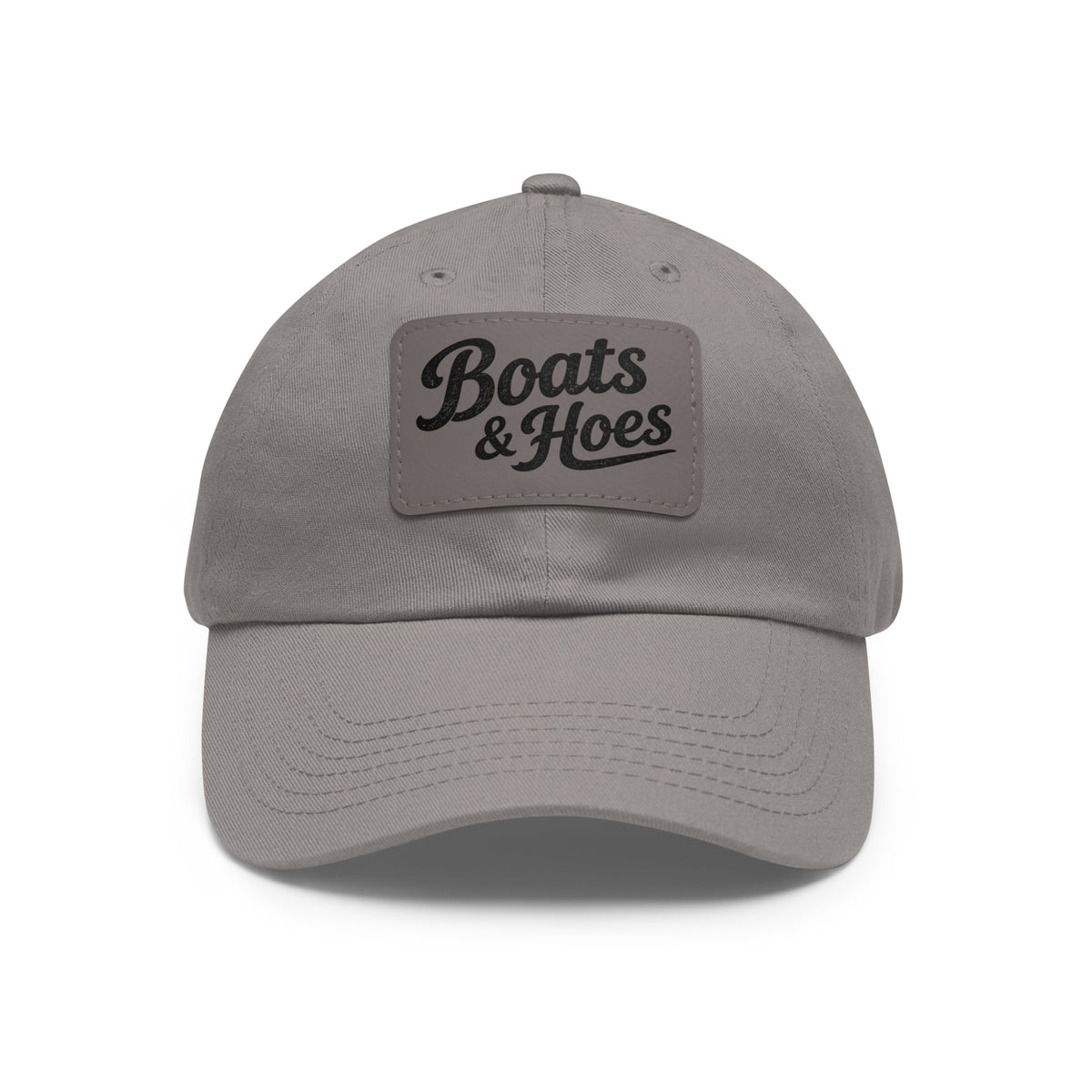 Boats & Hoes Leather Patch Dad Hat