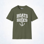 Boats & Hoes Vintage Anchor Graphic Tee