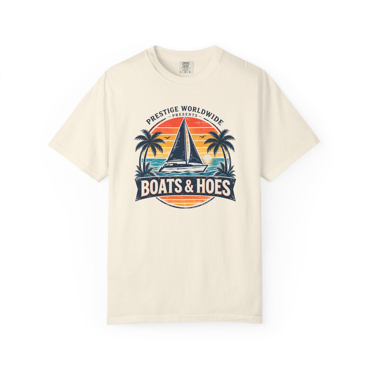 Boats & Hoes Vintage Sailboat Tee