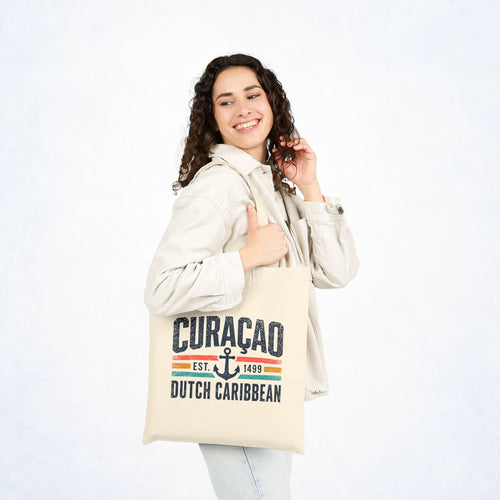 Curaçao Dutch Caribbean Cotton Canvas Tote Bag