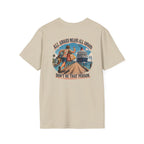 All Aboard Means All Aboard Pier Runner Front and Back Cruise Tee