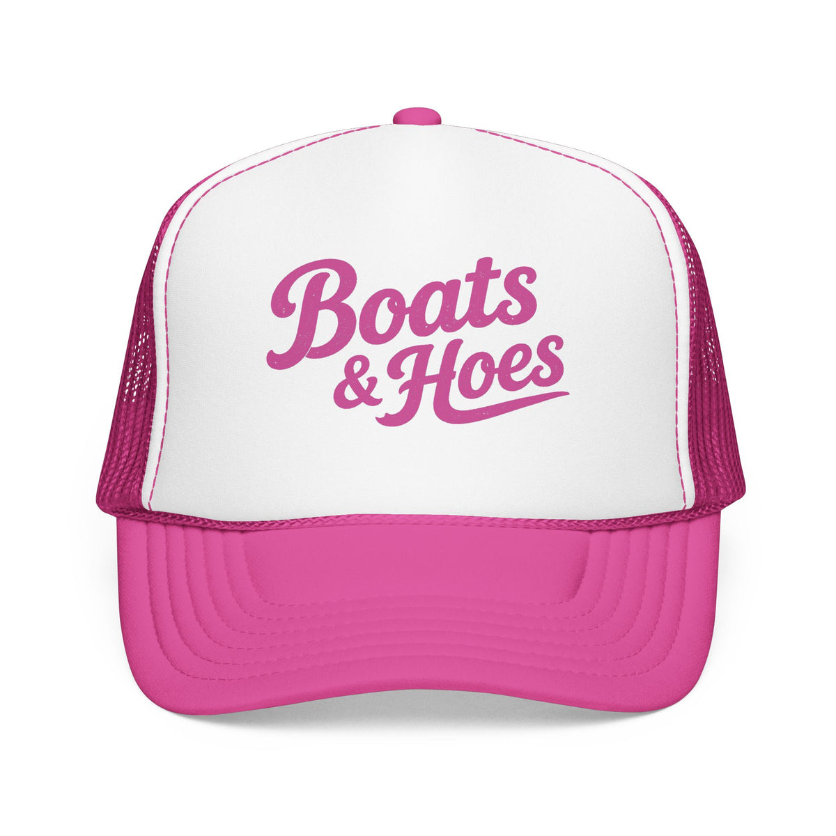 Boats and Hoes Retro Foam Trucker Hat