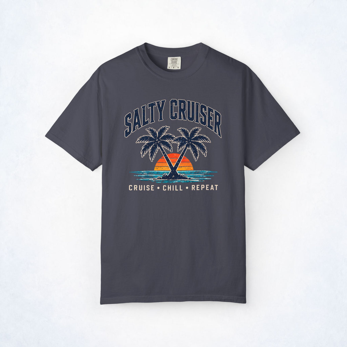 Salty Cruiser Cruise Chill Repeat Tee