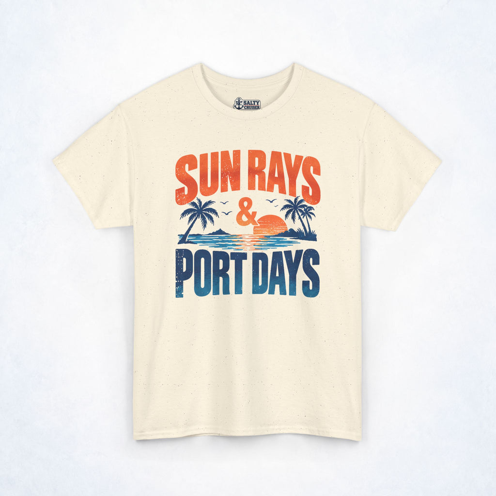 Sun Rays & Port Days Retro Cruise Tee