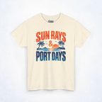 Sun Rays & Port Days Retro Cruise Tee