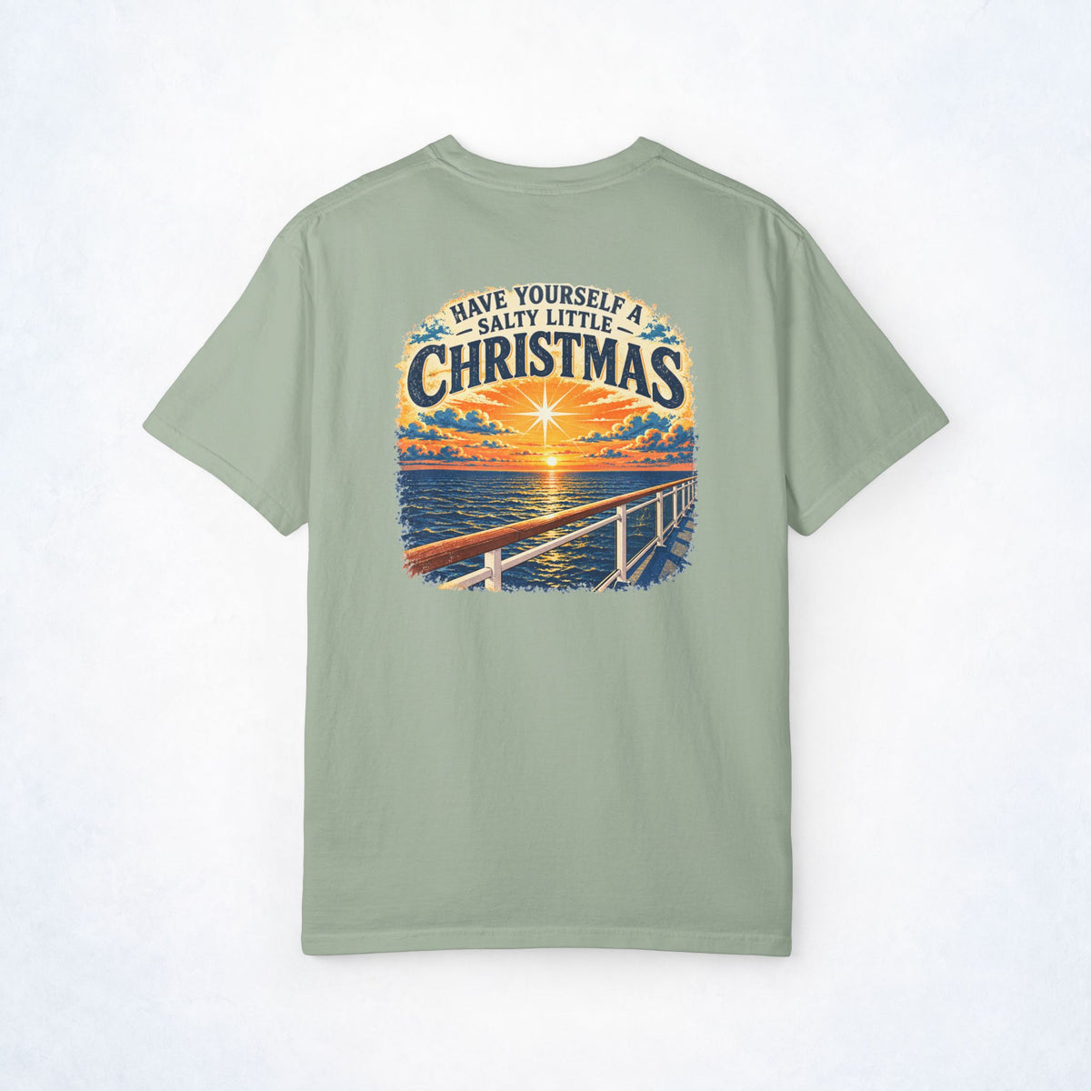 Have Yourself a Salty Little Christmas Front and Back Tee