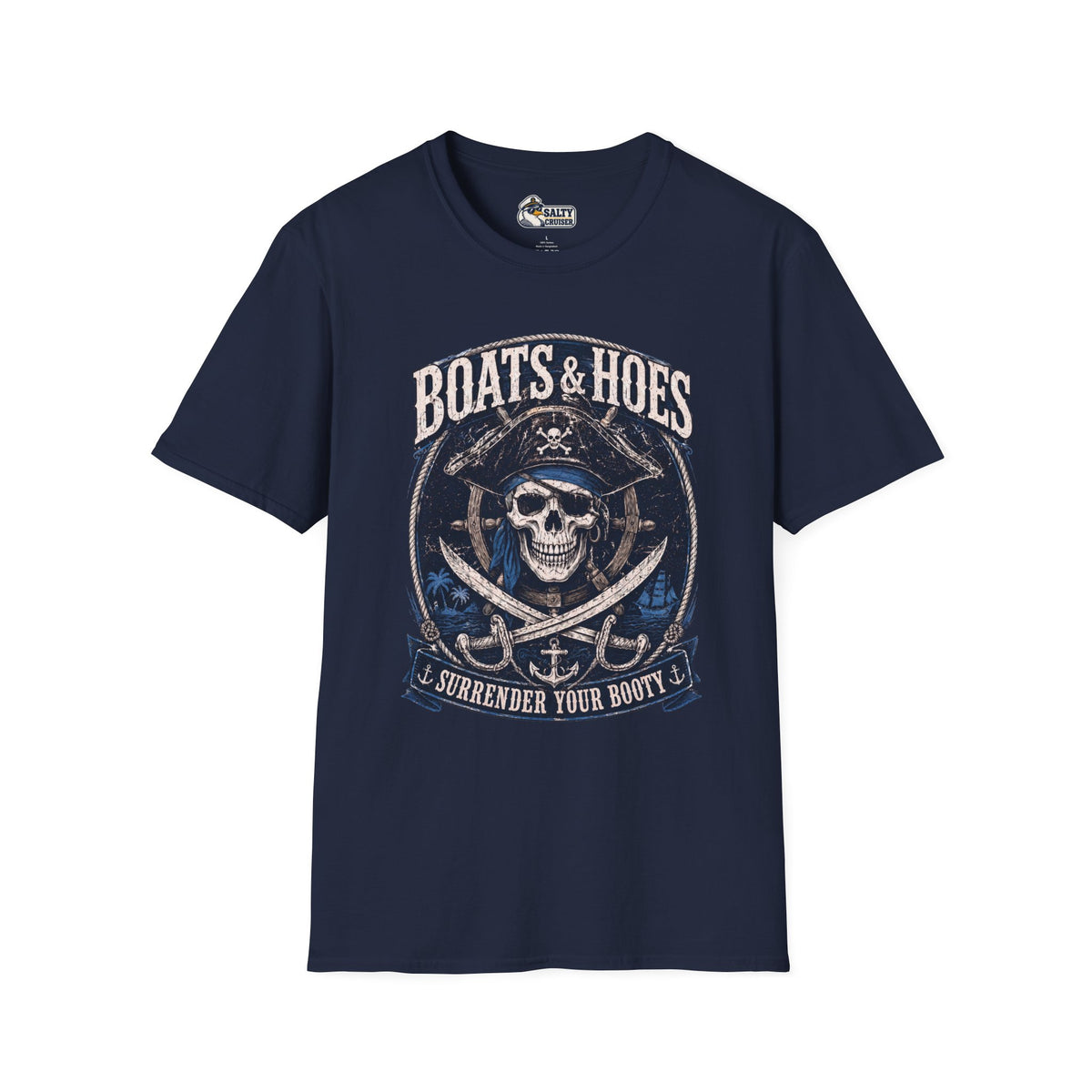 Boats and Hoes Pirate Tee