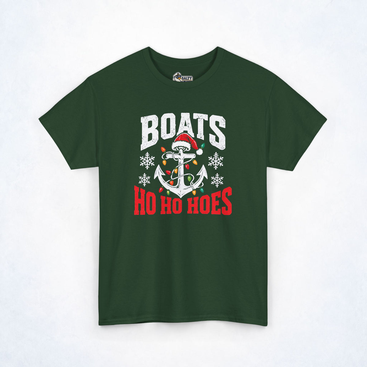 Boats & Ho Ho Hoes Nautical Christmas Tee