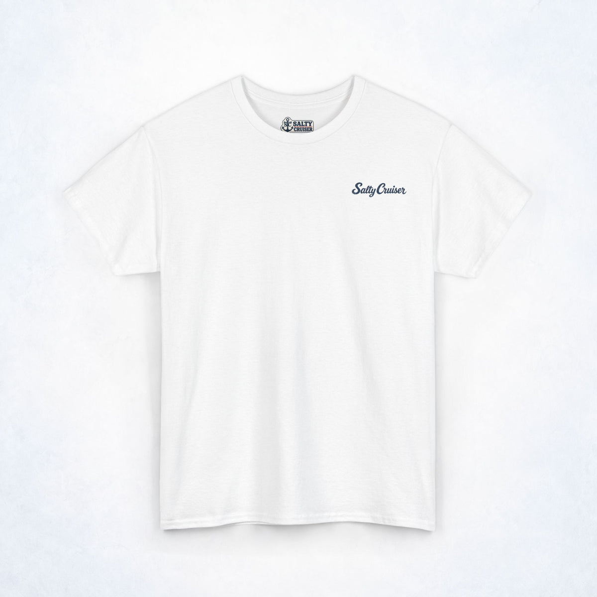Salty Cruiser Tropical Pier Front and Back Tee