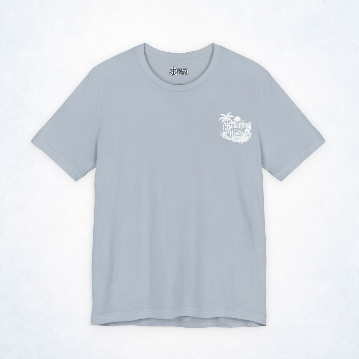 Beaches & Hoes Tropical Front & Back Tee