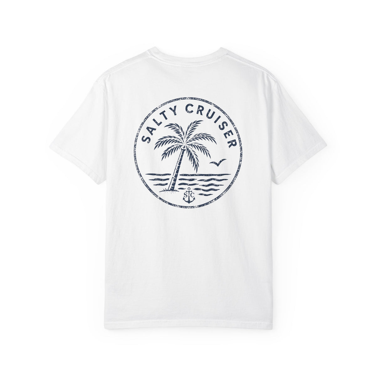 Salty Cruiser Coastal Palm Front and Back Tee