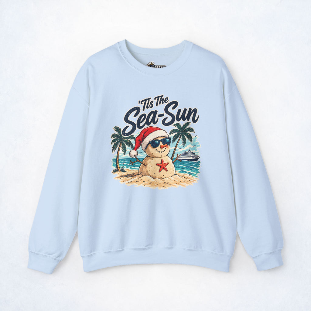 ’Tis the Sea-Sun Christmas Cruise Sweatshirt