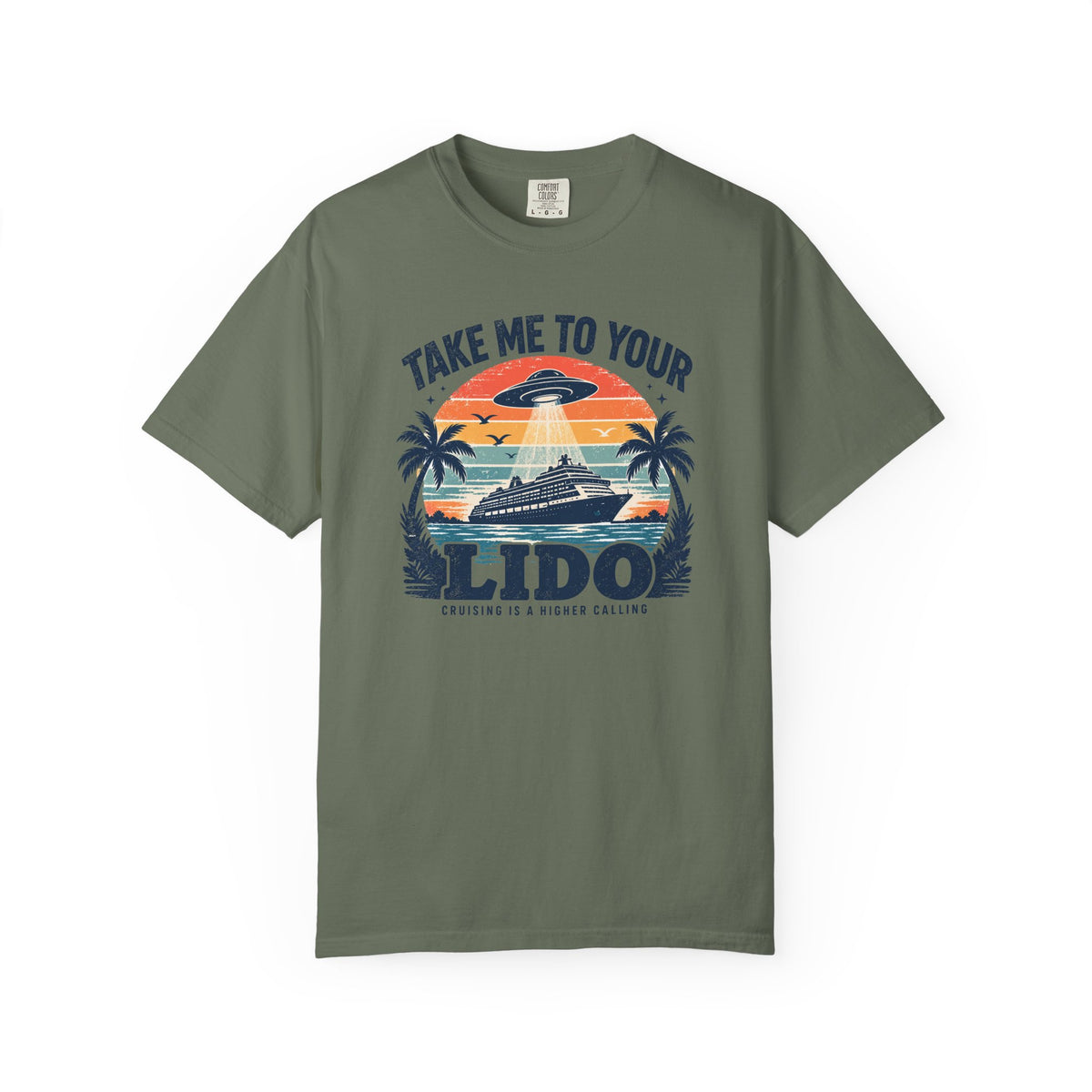 Take Me to Your Lido Retro UFO Cruise Tee