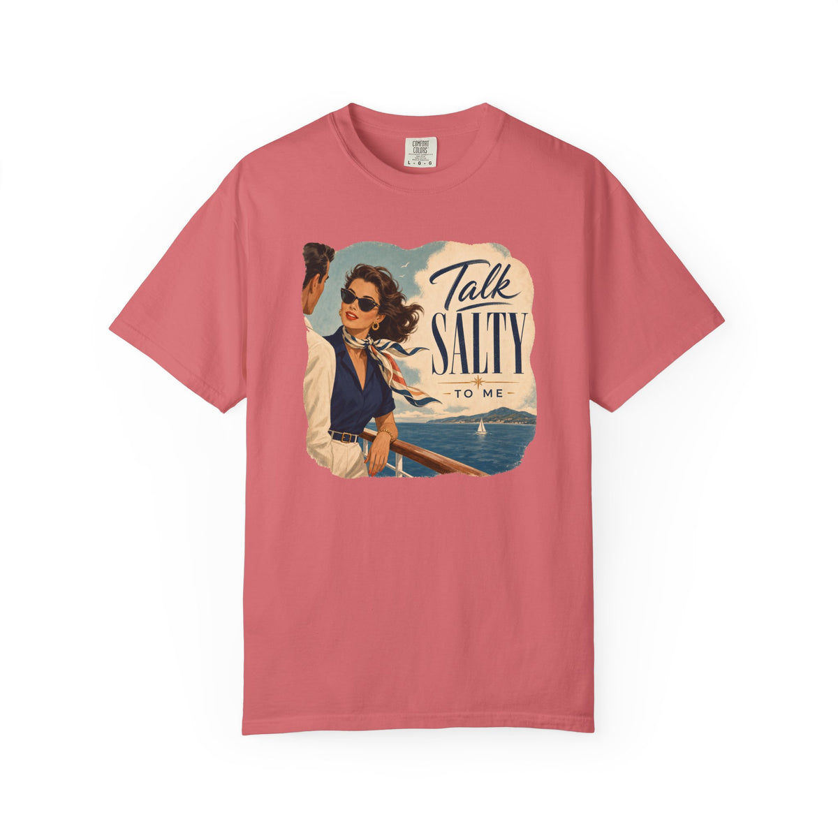 Talk Salty to Me Vintage Poster Cruise Tee
